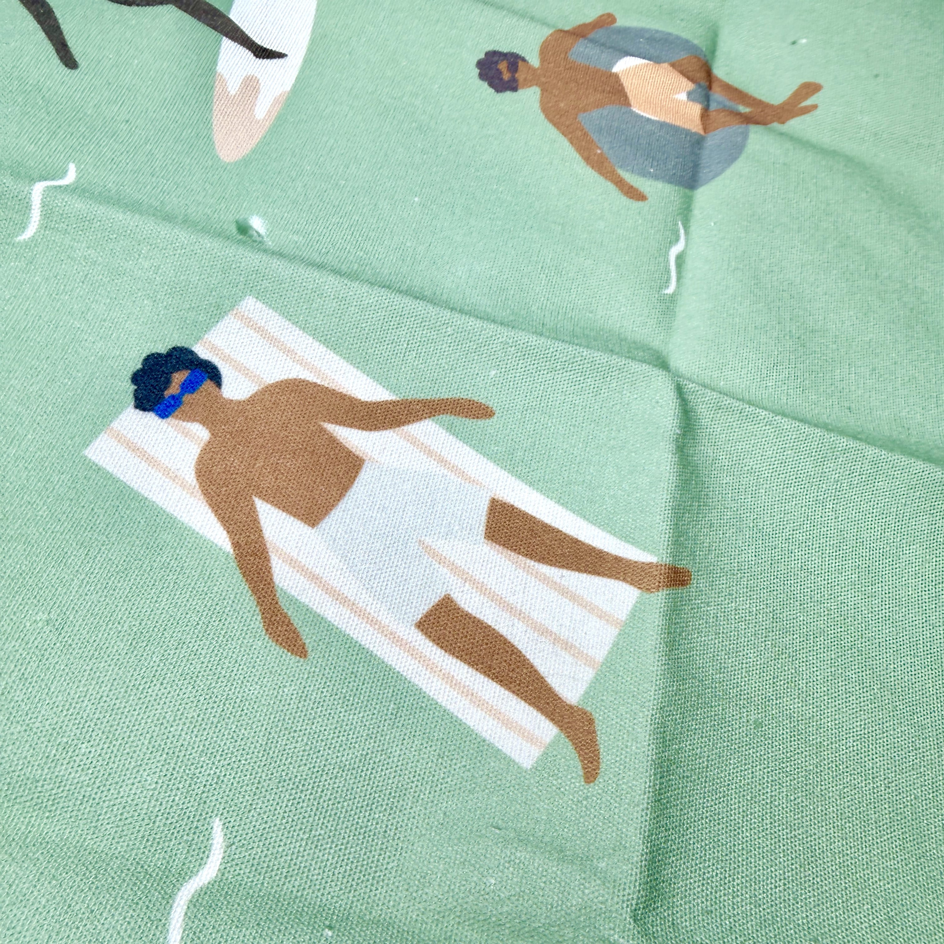 Clever Hands Retro Swimmers Tea Towel