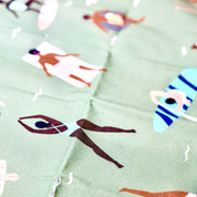 Clever Hands Retro Swimmers Tea Towel