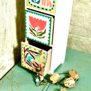 Clever Hands Floral 3 Drawer Colourful Storage Chest