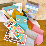 Petit Collage DIY Notecards, Stickers & Journal Set (Age 6+)