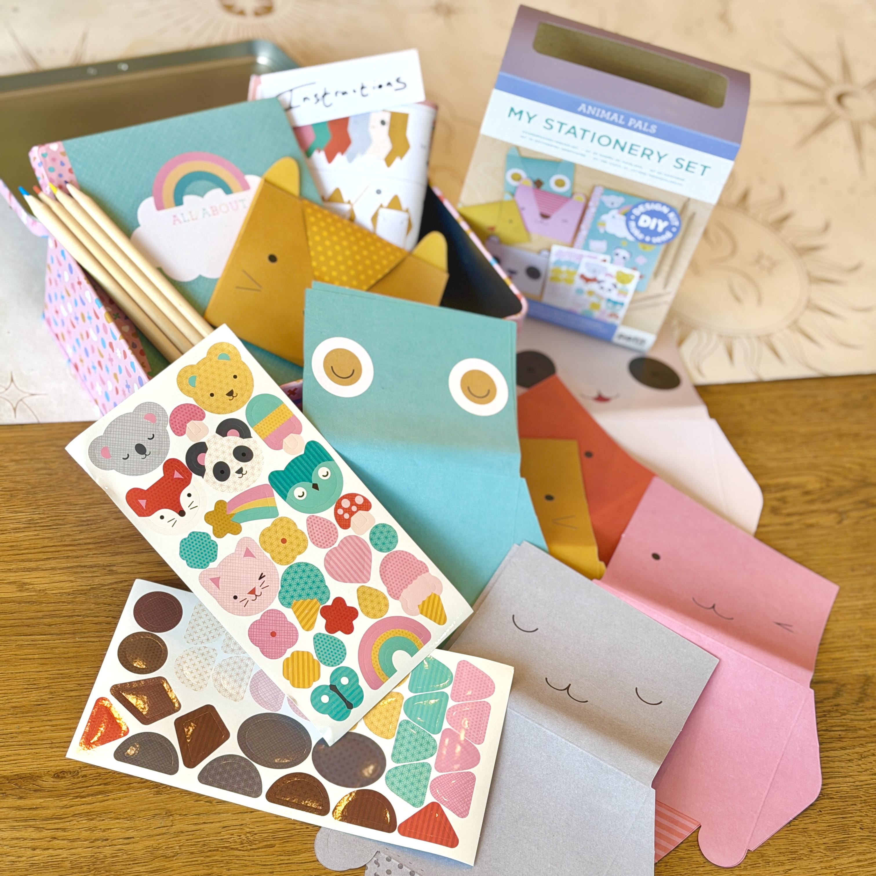 Petit Collage DIY Notecards, Stickers & Journal Set (Age 6+)