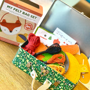 Petit Collage Woodlands DIY Crossbody Craft Sew Kit (Age 6+)
