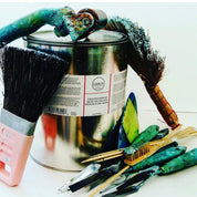 Hilary Dron Cold Wax and oil paint, a seascape workshop