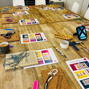 Workshop macrame bag making with Knottypotty
