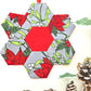 Workshop intro to quilting Christmas patchwork flower