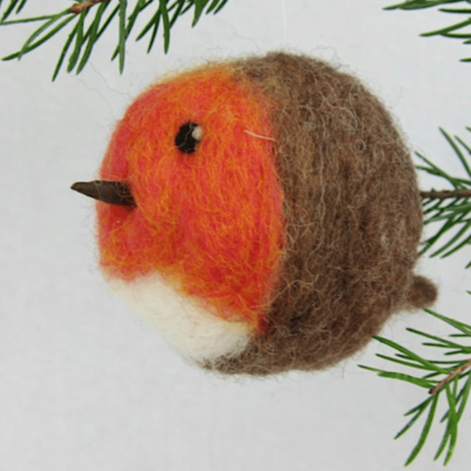 Clever Hands Workshops Workshop needlefelt a robin