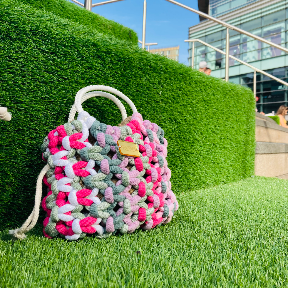 Workshop macrame bag making with Knottypotty