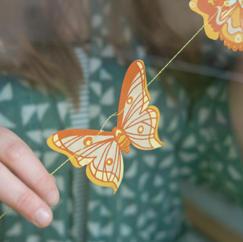 Garland British butterflies