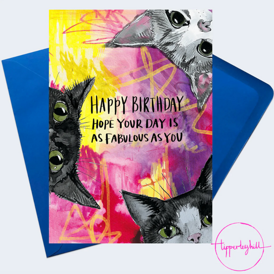 Card fabulous kittens