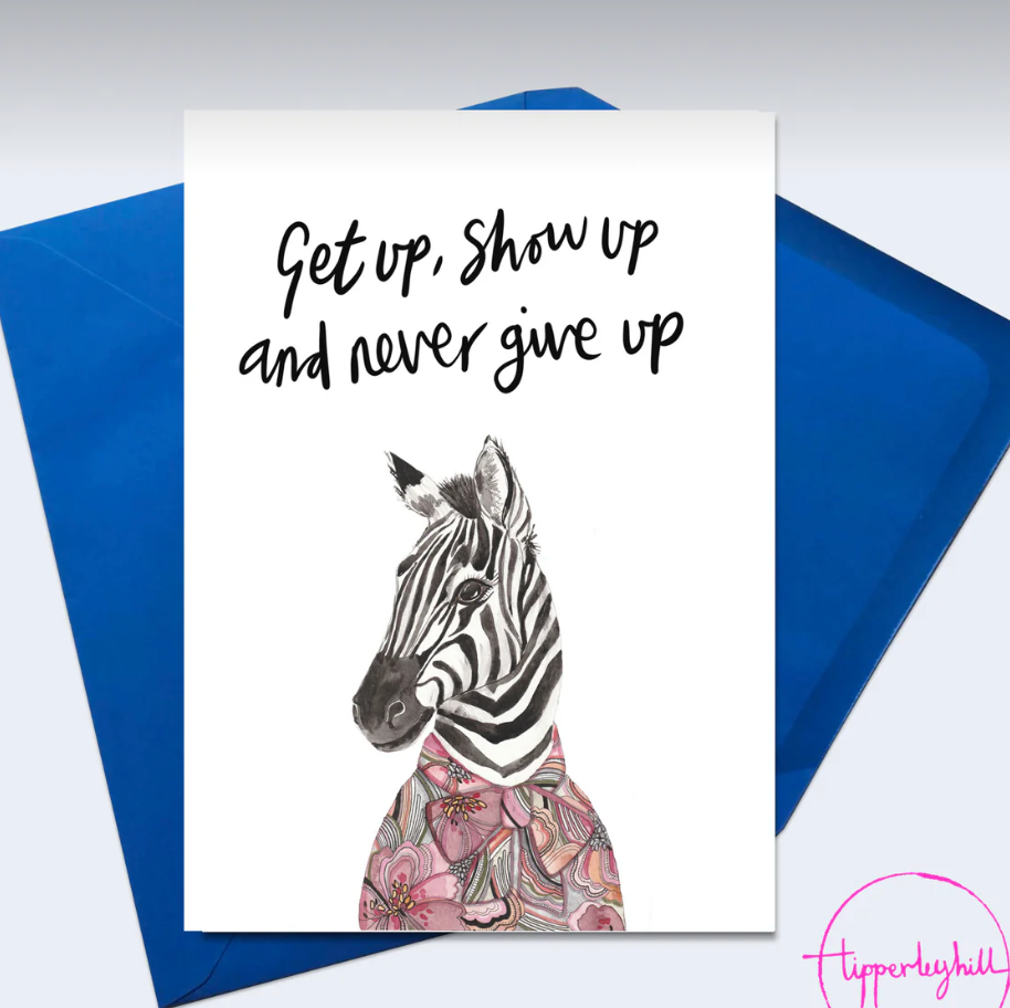 A4 art print, Never Give UP!