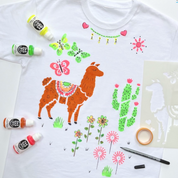 T.Shirt Painting Kit Llama