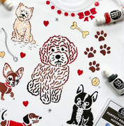T.Shirt Painting Kit Doodle Dog