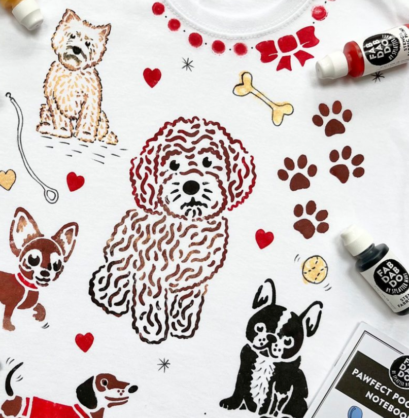 T.Shirt Painting Kit Doodle Dog
