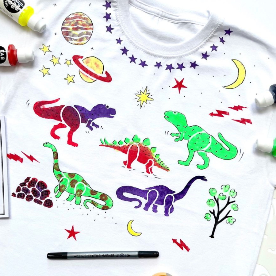 T.Shirt Painting Kit Dinosaur
