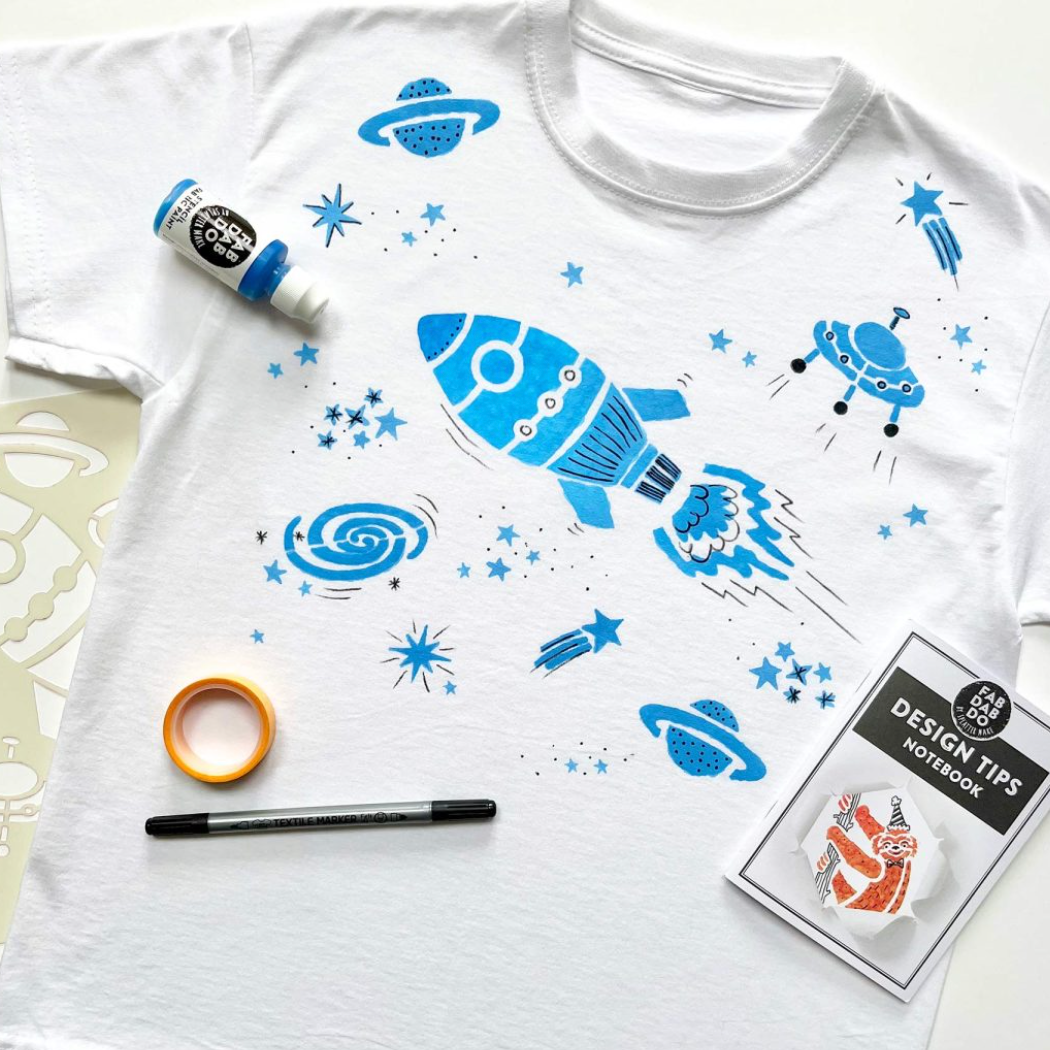 T.Shirt Painting Kit Rocket