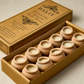 Handmade Terracotta Beeswax Tea Light Candles - Box of 10