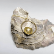 ByMaraca Circle & Blossom necklace