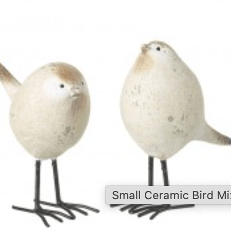 Heaven sends small ceramic bird