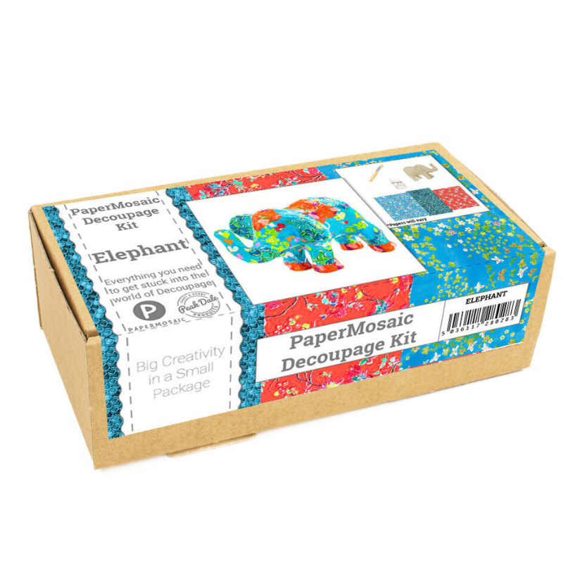 Elephant - decoupage kit