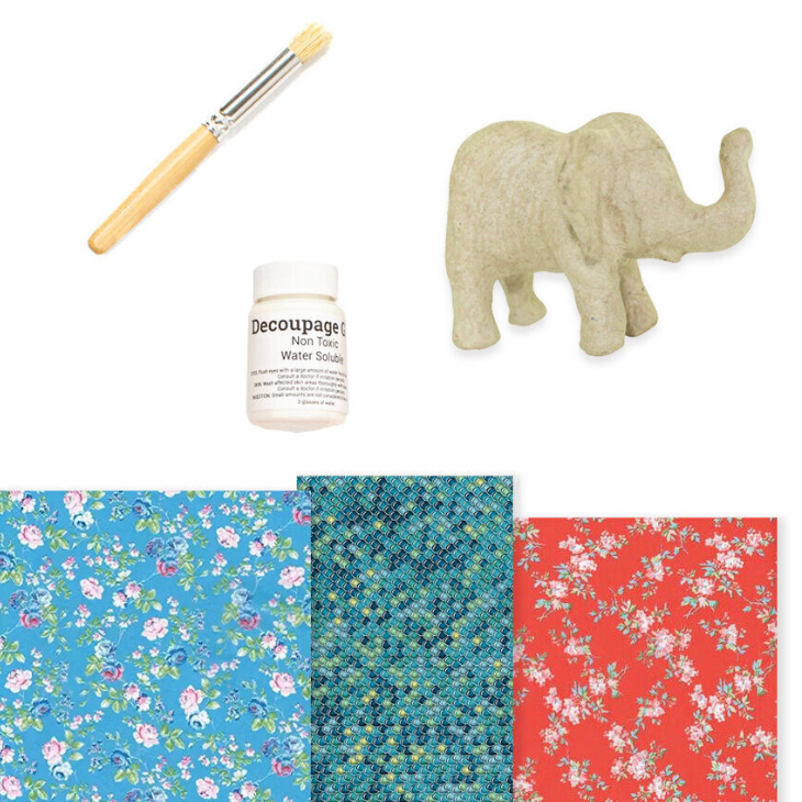 Elephant - decoupage kit