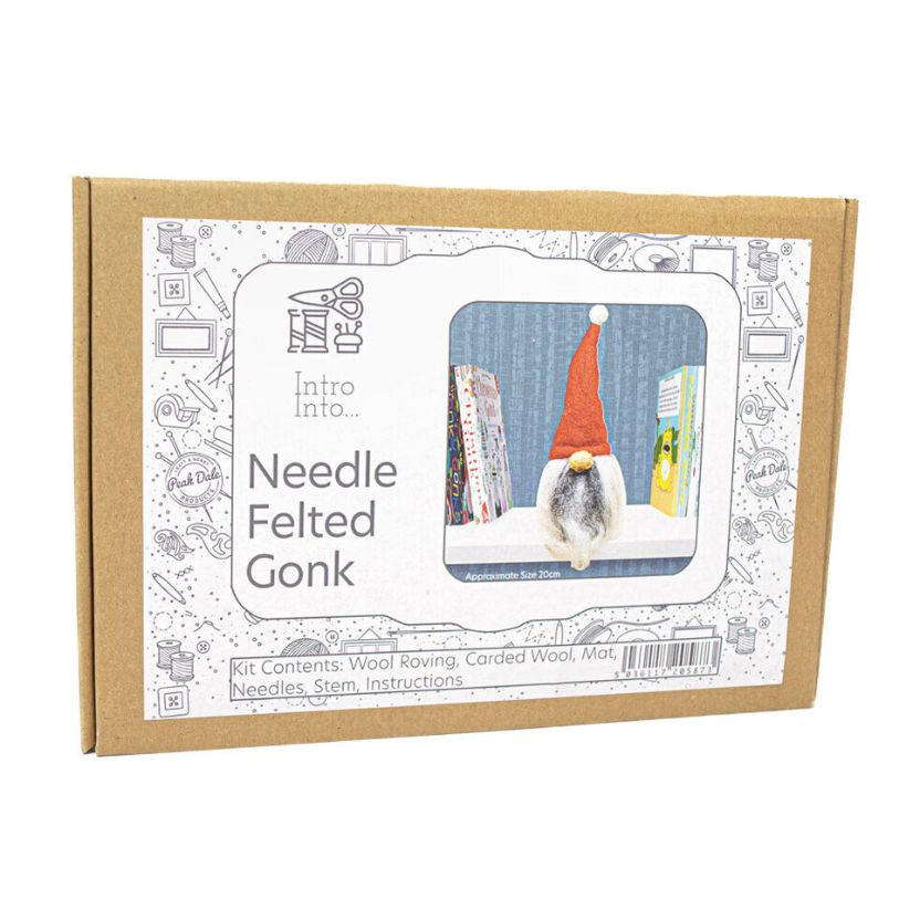 Felted gonk craft DIY kit