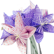 Origami flowers DIY craft kit