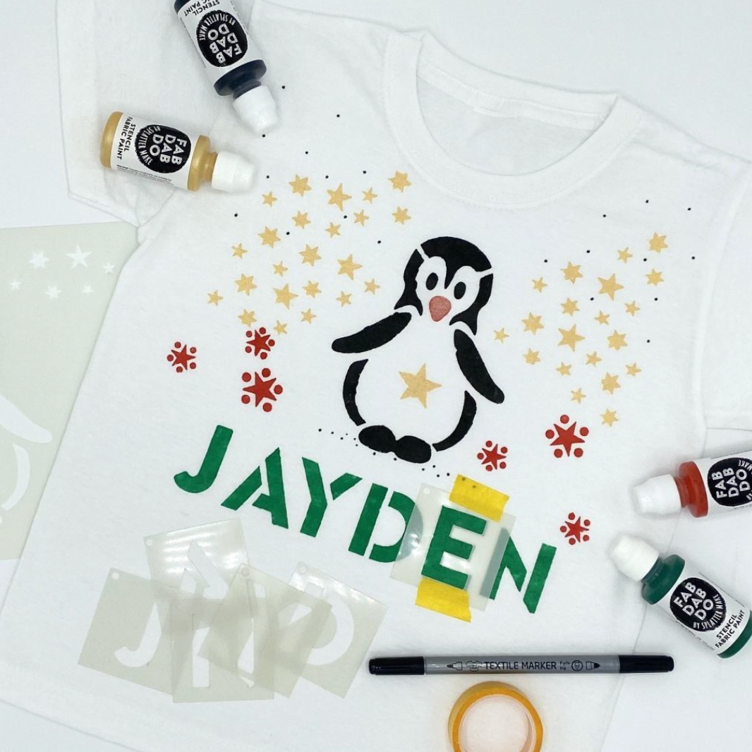 Christmas Stencils for fabric or paper