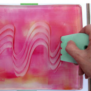 Friday Art Club - Gel printing