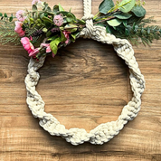 Workshop Spring Wreath in Macrame 30cm