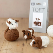Mini guinea pigs crochet kit