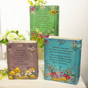 Book vase, Brave New Blooming World