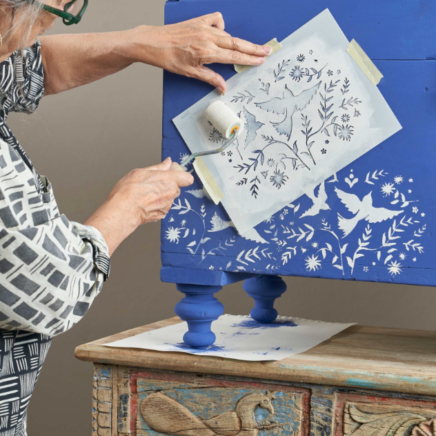 Annie Sloan Stencil - Mexican Birds