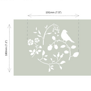 Annie Sloan Stencil - Countryside Bird
