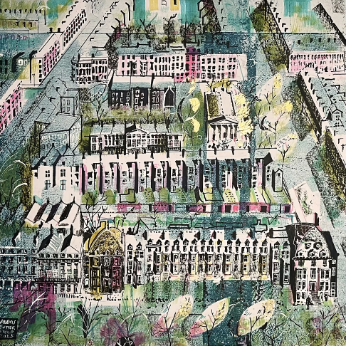 A4 Artist Print The Georgian Quarter, Liverpool