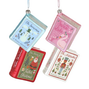 Set of 4 Vintage Fairytales Books, hanging decs