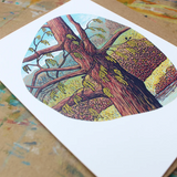 Catkins Wood Engraving