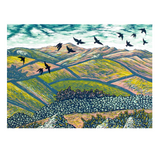 Returning Home Wood Engraving