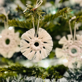 Christmas Macrame Snowflake decorations workshop