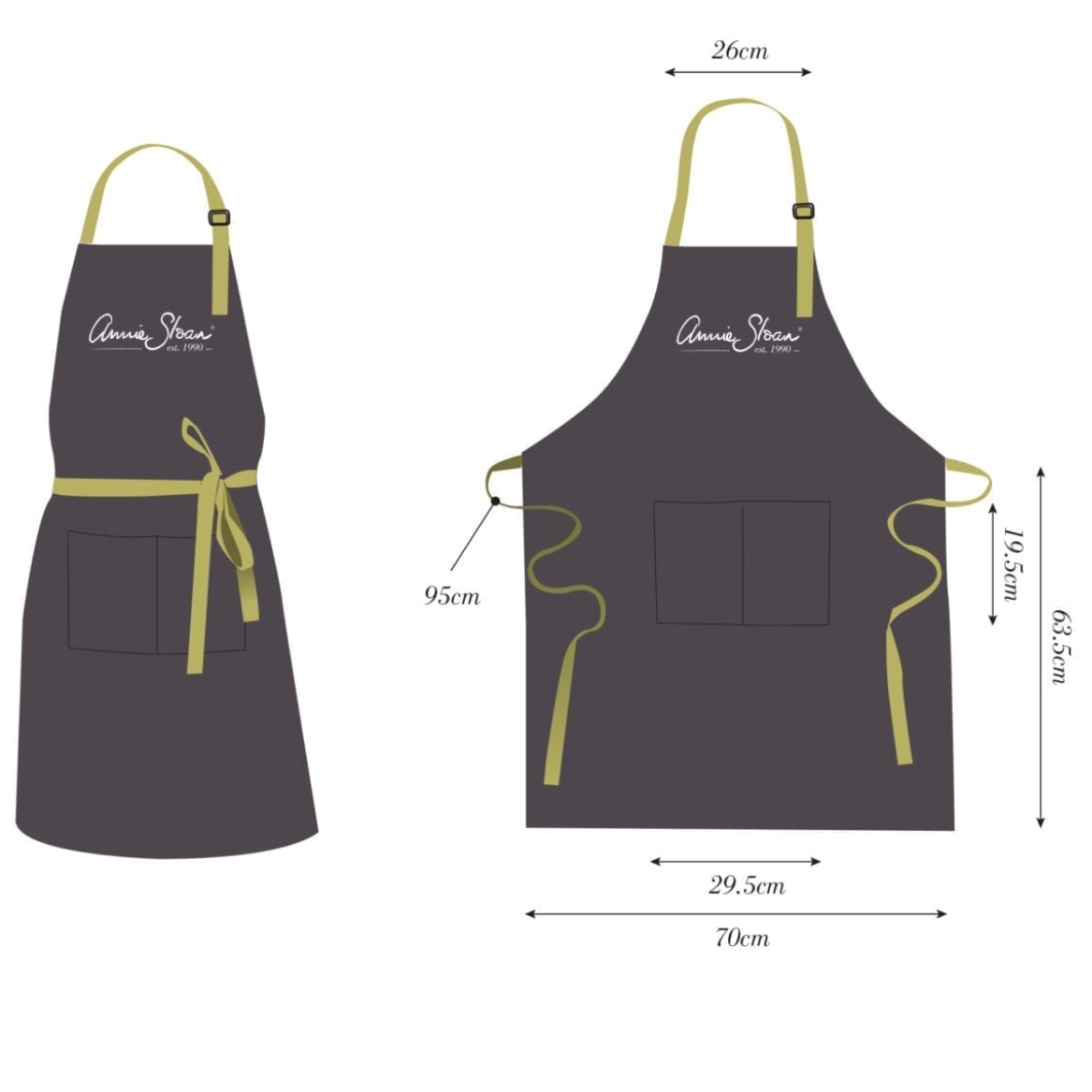 Annie Sloan Painting Apron & Drawstring Bag