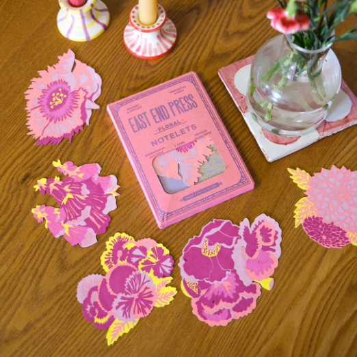 Notecards set of 5 floral