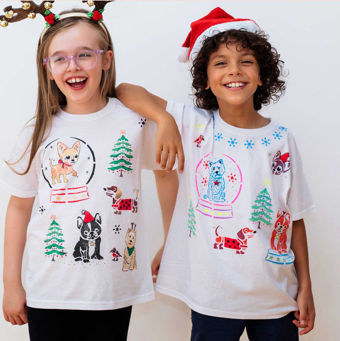 Christmas Stencils for fabric or paper