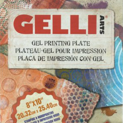 Friday Art Club - Gel printing