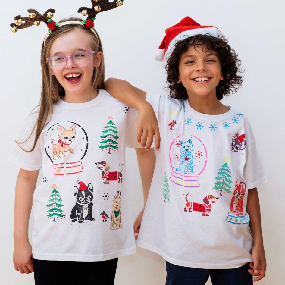 T.Shirt Painting Kit Christmas Globe
