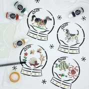 T.Shirt Painting Kit Christmas Globe