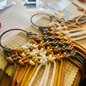 Workshop macrame bag making with Knottypotty