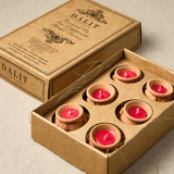 Rose scent handmade candle