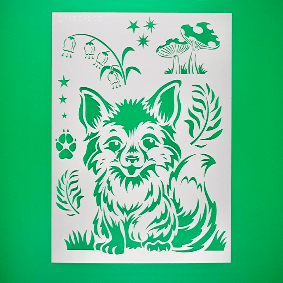 FabDabDo Stencils for fabric or paper