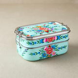 Tiffin-Style lunchbox in cotton gift bag