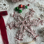 Christmas Macrame Snowflake decorations workshop