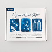 A screenshot of a web page showing a product listing for the 'JACQUARD Jacquard Cotype Master Kit' by 'The Art Est.1984', displaying a product cover and product details on a white webpage layout.